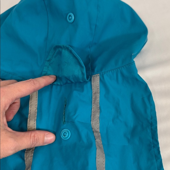 Top Paw - Teal Dog Hooded Rain Jacket - NWOT - Picture 4 of 5